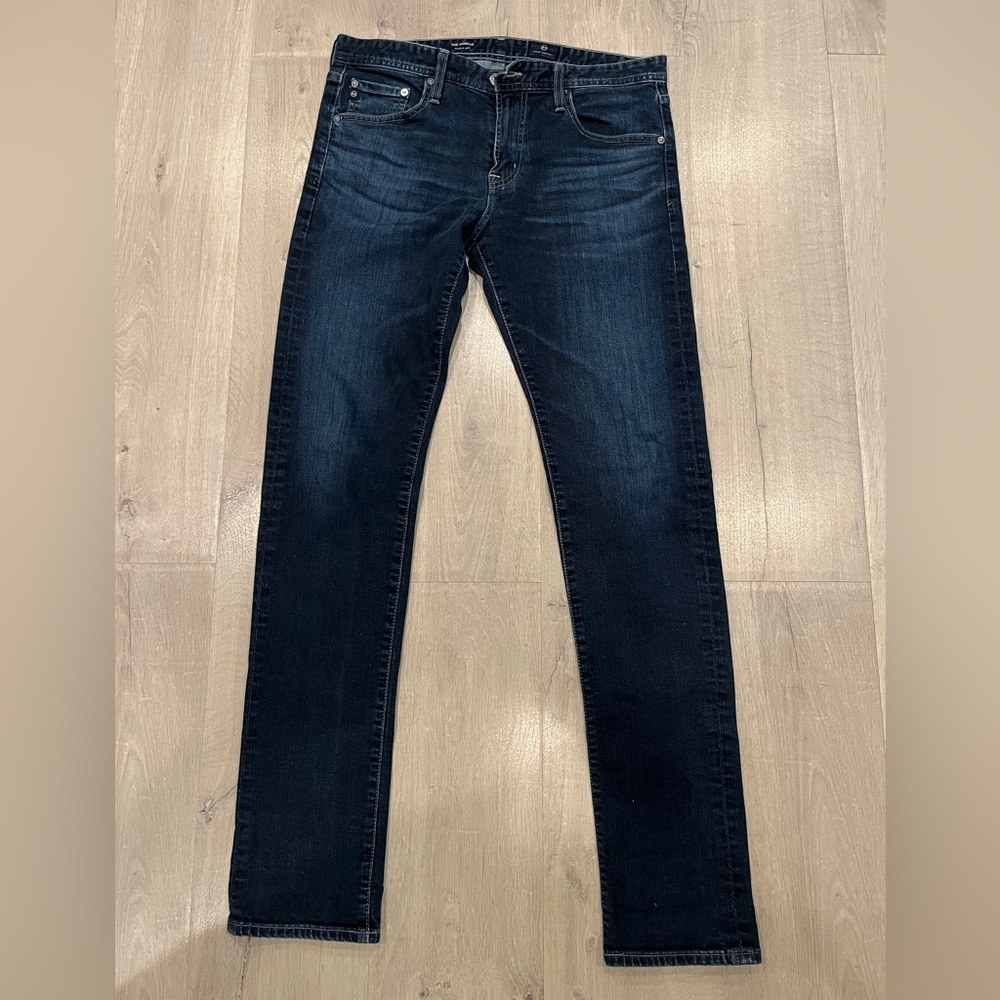 AG Adriano Goldschmied Men's Deep Indigo Slim Jeans